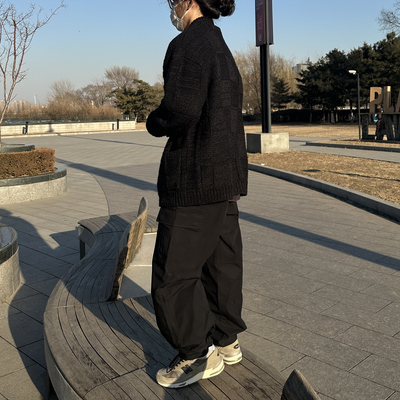 矮子王狗哥联名工装长裤