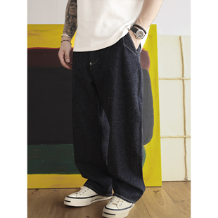 Gnomes lab25AW  重磅特织赤耳棉结微锥原色牛仔长裤