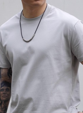 Gnomes lab 25SS Coolmax凉感透气修身打底纯色印花短袖