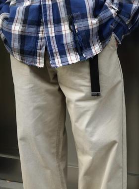 Gnomes lab 25SS 高密水洗起毛工艺蜡染做旧零钱口袋长裤