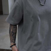 lab 25SS进口SOLO TEX Gnomes 轻量化速干抗皱华夫格拉领纯色短袖