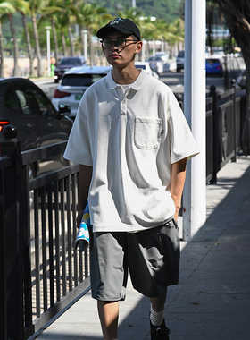 Gnomes lab 22SS 速干抗皱通勤网里廓形沙滩短裤city boy日系国潮