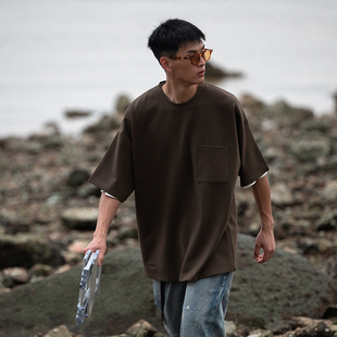 lab City 22SS boy 高弹高密360g打鸡布纯色刺绣logo短袖 Gnomes