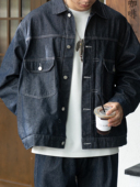 Gnomes 夹克外套 10oz进口黑篮原色牛仔日系工装 lab 23AW