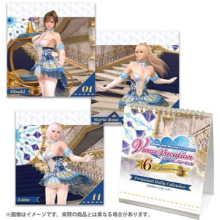 死或生 沙滩排球维纳斯假期 6周年纪念 台历 万年历 日版全新现货