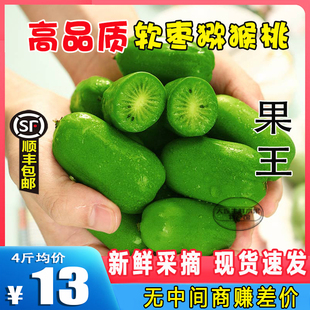 高品质软枣猕猴桃应季 非东北丹东 水果奇异莓新鲜迷你小圆枣子 包邮