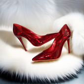 单鞋 红色高跟鞋 新娘鞋 法式 2026年新款 cl气质细跟水钻红底尖头婚鞋