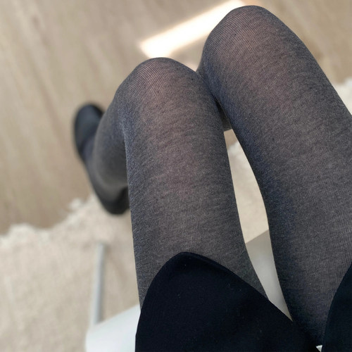 打底袜miu系灰色微透肤连裤袜女秋冬季保暖高级感千金1009k