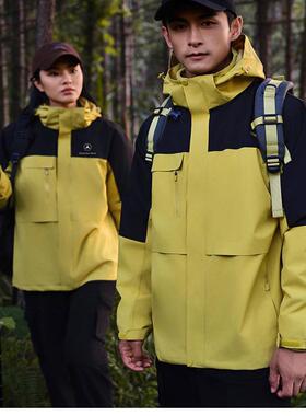 奔驰奥迪冲锋衣定制印logo三合一可拆卸4S店企业厂服工装外套印字