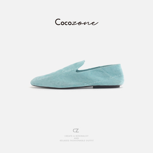 COCO ZONE 刘一一 2026松弛老钱风一脚蹬平底乐福鞋CD2A0534