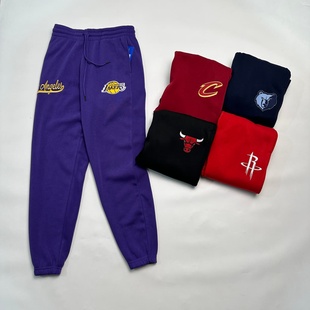 新品 束口小脚休闲长裤 美国篮球男士 万针刺绣LOGO 加绒卫裤 秋季