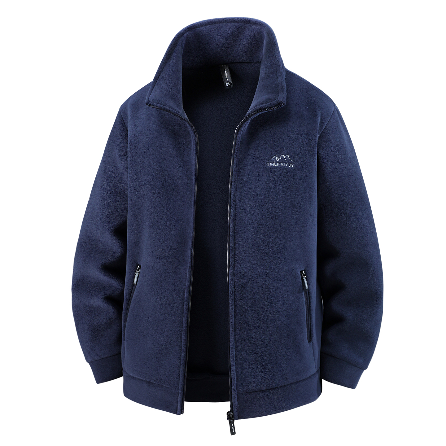 NASA联名摇粒绒加肥大码加绒夹克