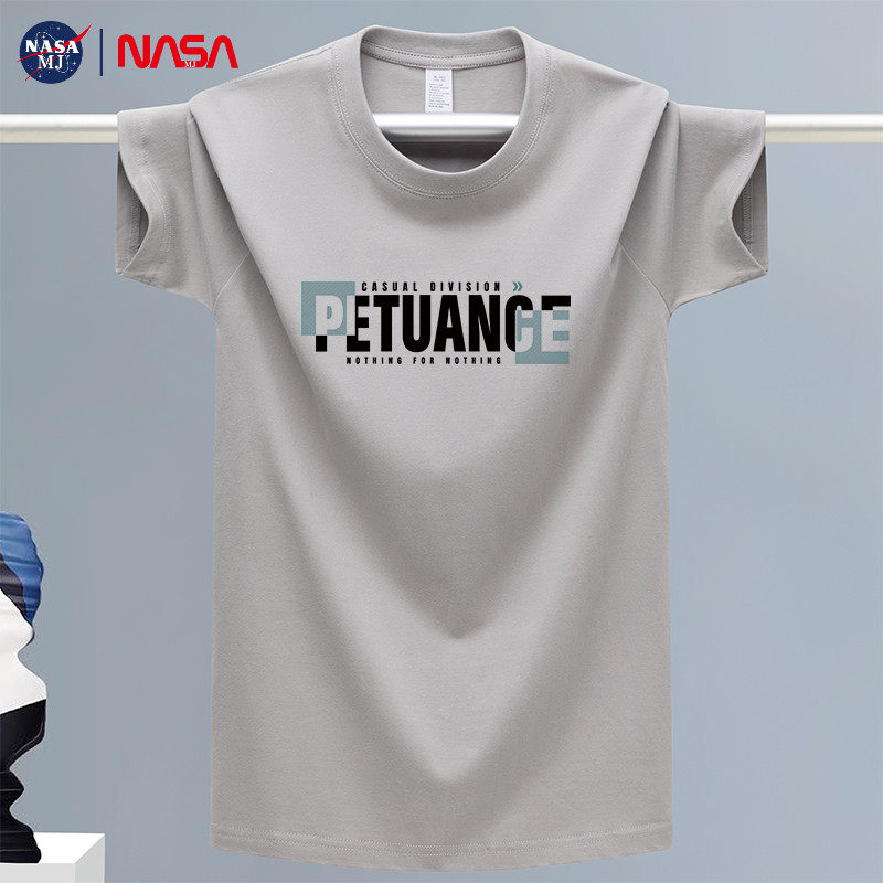 NASA短袖潮青年百搭纯棉T恤