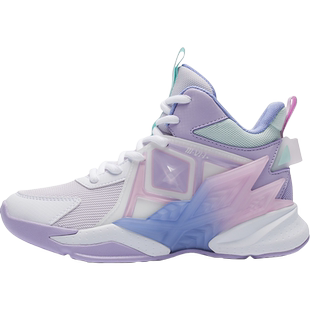 361童鞋女童篮球鞋专业高帮中大童新款秋冬季透气底儿童运动鞋子