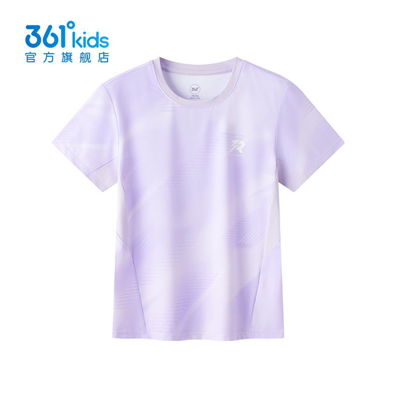 361童装女童短袖T恤针织衫速干透气2026夏季新款弹性儿童上衣