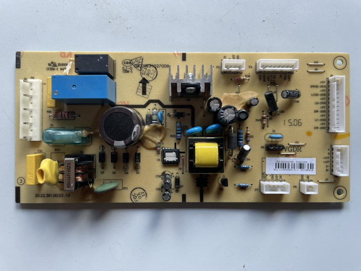 TCL冰箱电脑板BCD-220EZ60/BCD-206/216/226电源主板2104010004