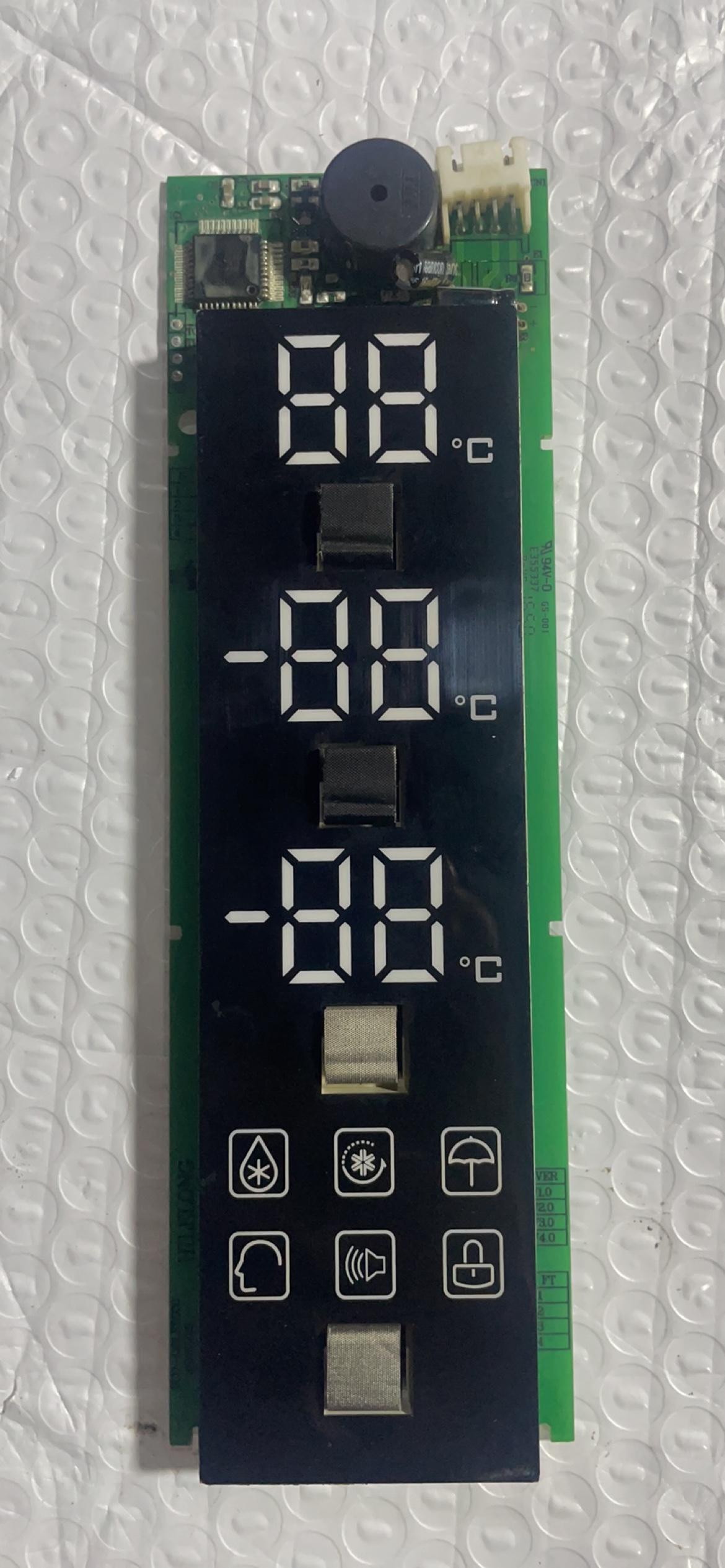 伊莱克斯SQ6.620.0147 20160726 BCD-416LED008拆机冰箱显示板