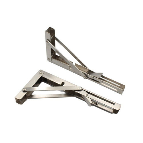 不锈钢L型折叠支架托架三角形支