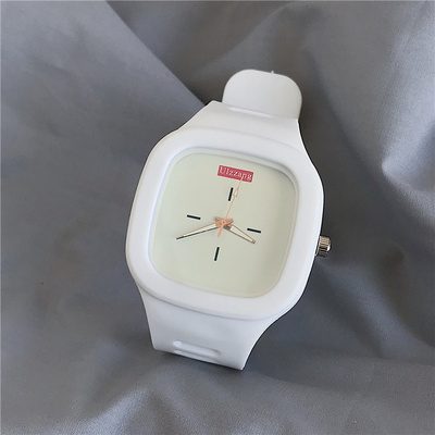 马克龙色led学生党手表