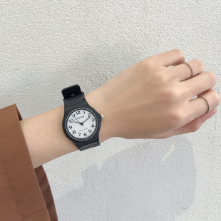 手表女简约气质初高中专学生中考考试用静音防水指针式 ins极简风
