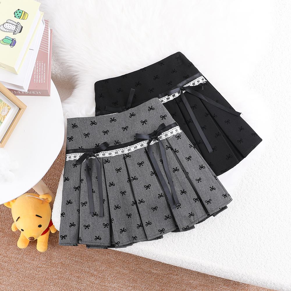 半身裙jk学院风蕾丝边女孩短裙