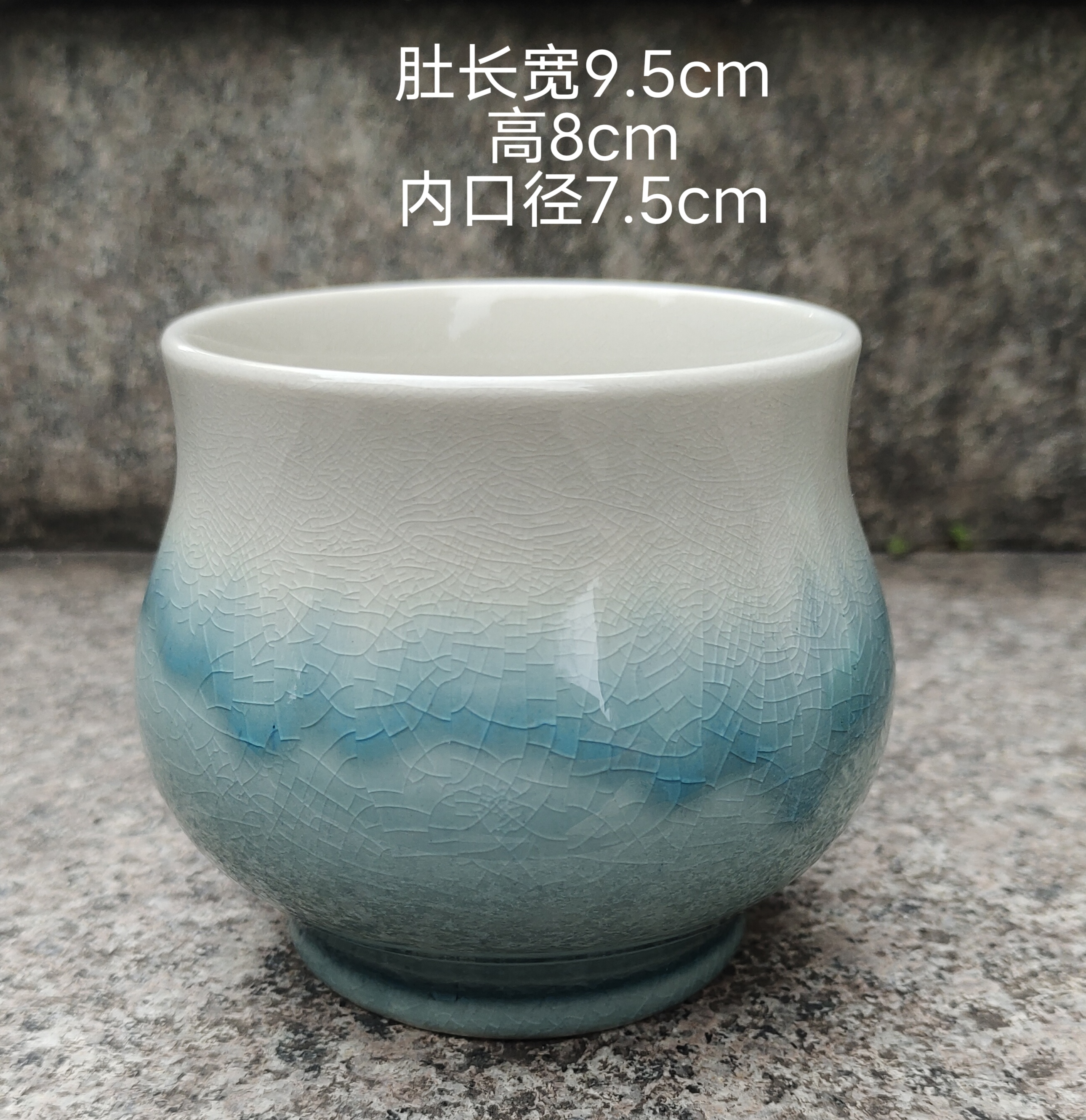 新款小清新冰裂釉窑变素烧透气桌面植物陶瓷绿植多肉花盆特价包邮