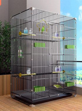 鸟笼鹦鹉专用笼大号特大号虎皮玄凤画眉绣眼八哥户外新型生态别墅