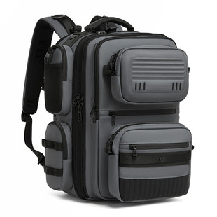 OZUKO户外战术双肩包男士可拆卸电脑背包16寸大容量旅行骑行书包