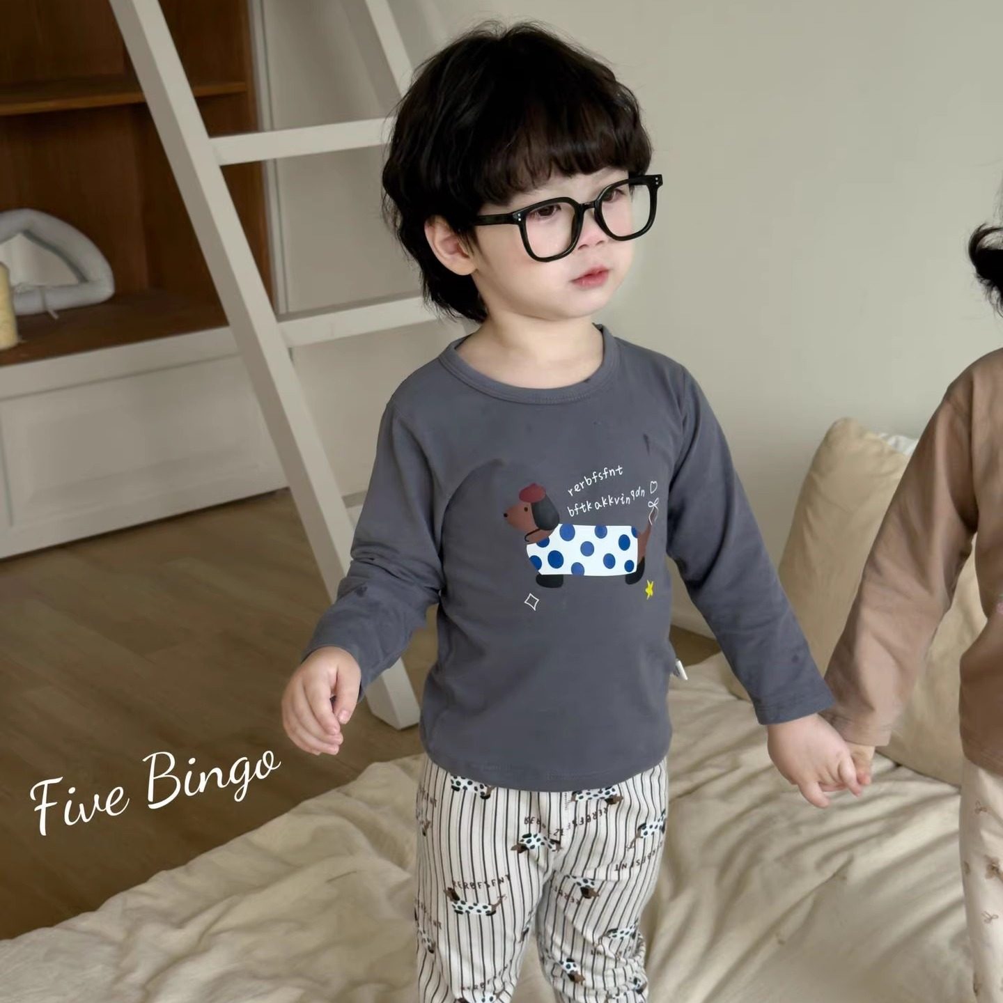 儿童秋衣秋裤内衣套装秋冬款纯棉无骨男童女童宝宝男孩家居服睡衣