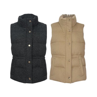 桑蚕丝驼绒＋驼毛马甲 ND0011 衣长57 晓雯x深圳OCT年终大促