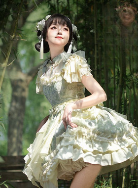 中华风lolita国风op成人洛丽塔连衣裙夏季lo裙日常公主