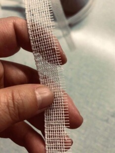 卷边衬韩国进口婚纱鱼刺骨雪纺马尾衬服装卷边衬真丝衣服下摆撑起
