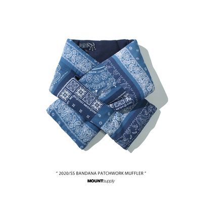 MOUNTsupply新雪丽古布拼贴围巾