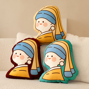 异形抱枕定制diy来图定做卡通绘画宠物学校礼物异型沙发靠垫玩偶