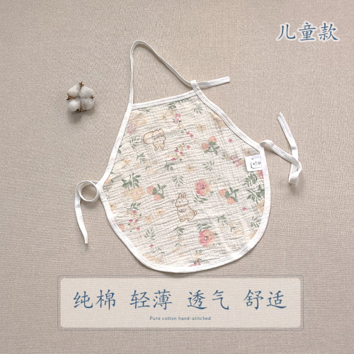 夏季薄款A类纯棉纱婴幼儿肚兜护肚子新生宝宝儿童睡觉防着凉兜兜