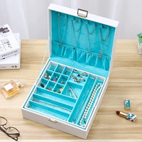 Высококлассная коробочка для хранения, изысканная коробка для хранения, ювелирное украшение, аксессуар, золотое ожерелье, цепочка, сундук с сокровищами