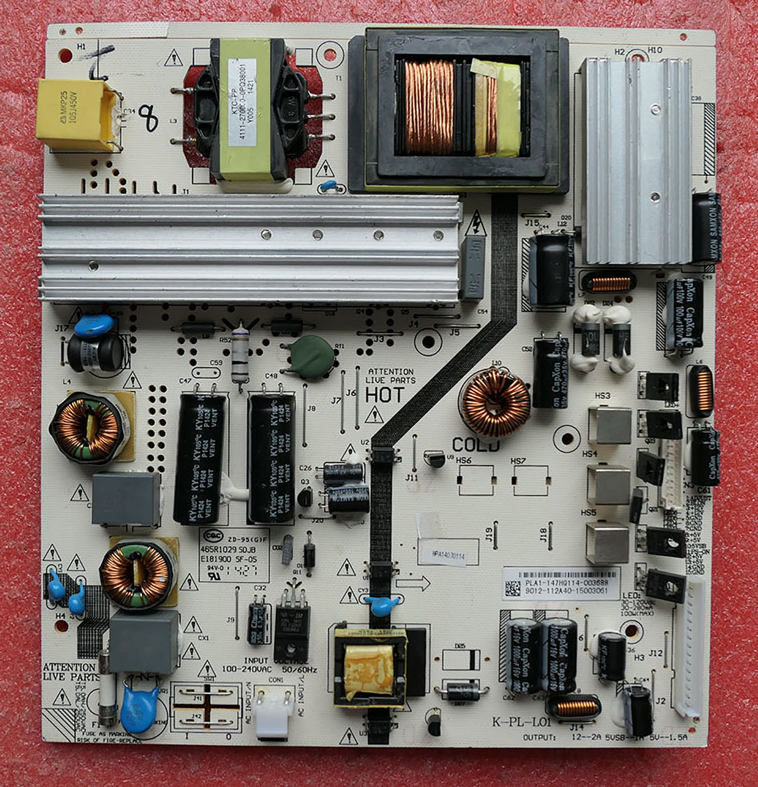 TCL液晶电视机电源板K-PL-L01