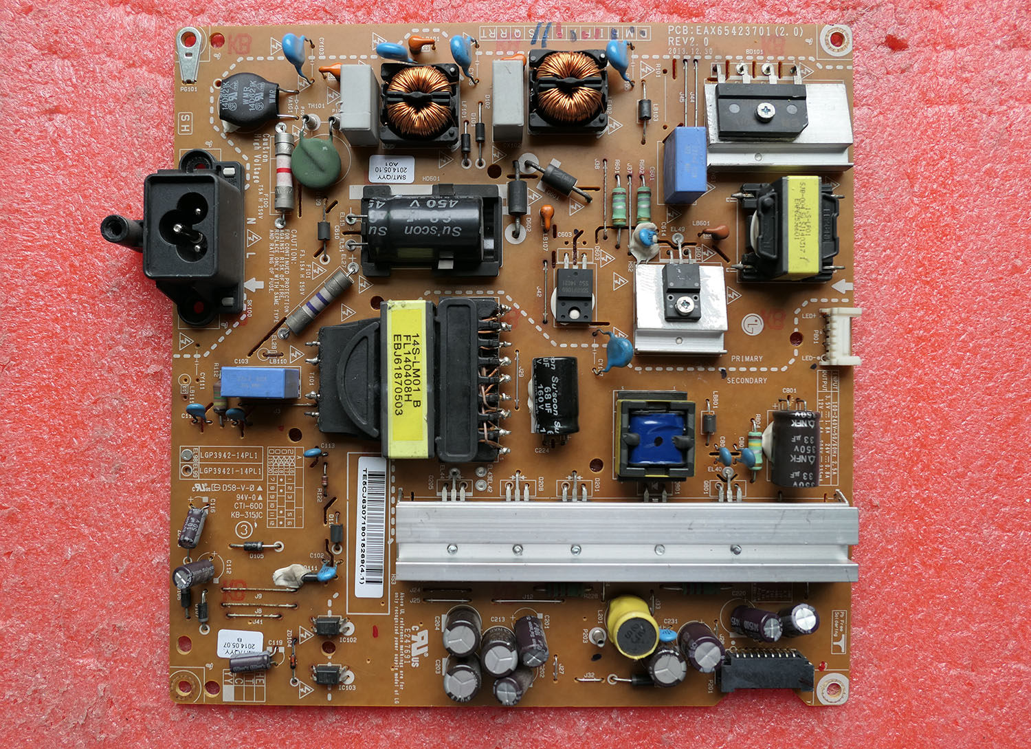 原装LG 42LY320C一CA 液晶电视电源板EAX65423701 LGP3942-14PL1