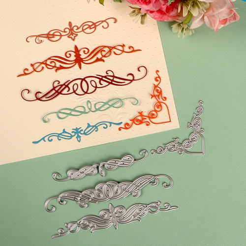 欧式花边DIY切割模板手工制作