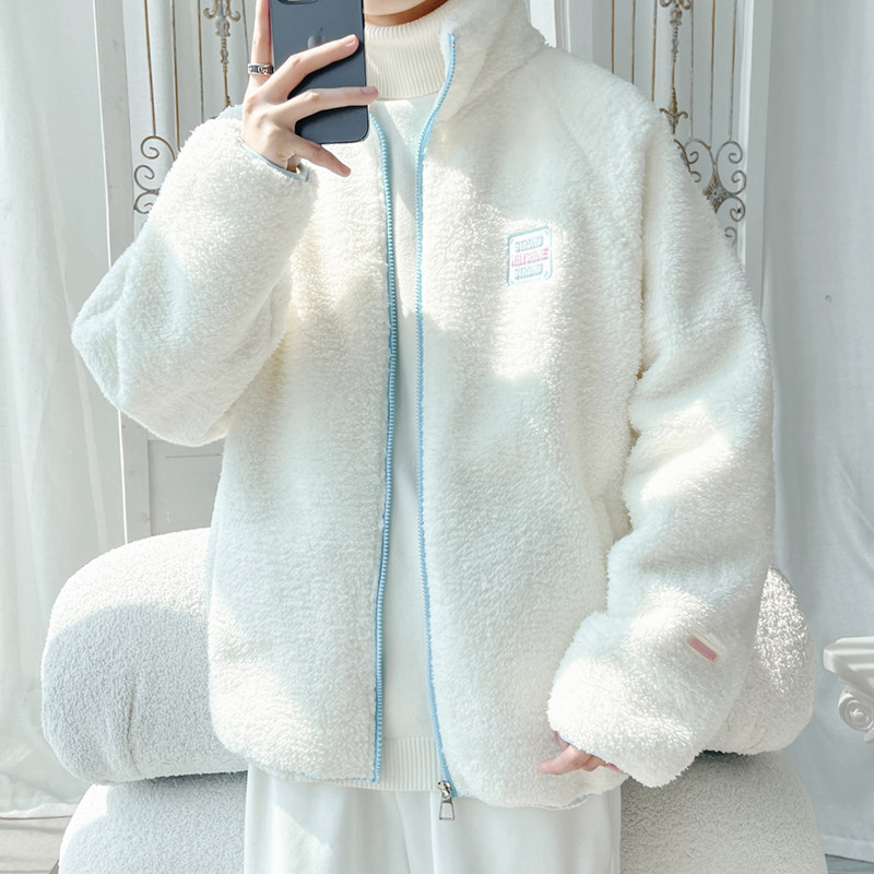 2024 冬季新款 旋律风车大码羊羔毛保暖外套M-5X HM24872-P75,男装,棉衣,淘宝优惠券,粉丝福利购,淘宝优惠卷