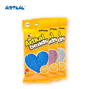 ARTKAL拼豆2.6mm拼图融合豆diy补充包1000粒11克优肯拼豆