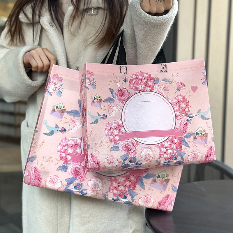 新款无纺布手提袋服装店袋子