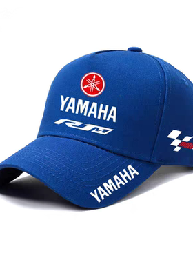 雅马哈R1M世界摩托车锦标赛周边厂队骑行遮阳棒球帽户外鸭舌帽子