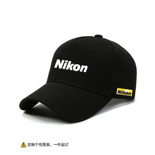 Nikon尼康相机摄影师爱好者帽子防晒户外休闲遮阳鸭舌帽棒球帽子