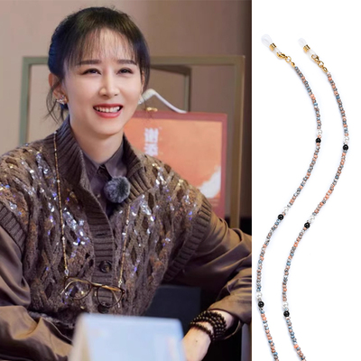 妻子的浪漫旅行胡静同款眼镜链毕加索串珠仿珍珠时尚太阳镜挂脖链