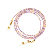 手工天然紫黄晶眼镜链女挂脖复古时尚 墨镜防丢眼镜链项链毛衣链