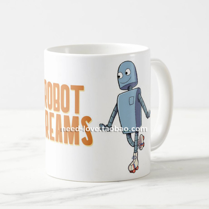 机器人之梦Robot Dreams陶瓷马克杯动画电影周边喝水杯男女礼物