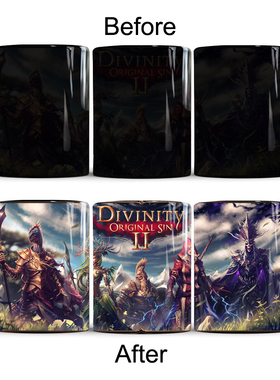 神界原罪2个性变色马克杯RPG神作PC游戏周边礼物陶瓷水杯外贸原单