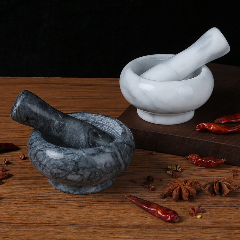 大理石捣蒜器小号迷你手
