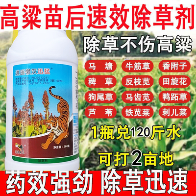 除草剂杂草禾阔双除高粱除草剂